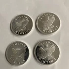 Sunshine Minting 1 oz silver round lot of 4 rounds .999 fine, 4 oz