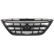 Grille For 2004-2006 Hyundai Elantra Painted Black Shell And Insert