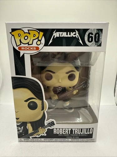 Funko Rocks Pop #60 Metallica Robert Trujillo Vaulted Figure