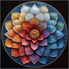 Diamond Painting Kits for Adults, Mandala Diamond Art Kits for Beginner, 5D DIY