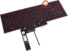 US Keyboard RED Backlit For MSI GF66 GF76 11SC 11UC 11UD 11UE 11UG 12UC 12UD