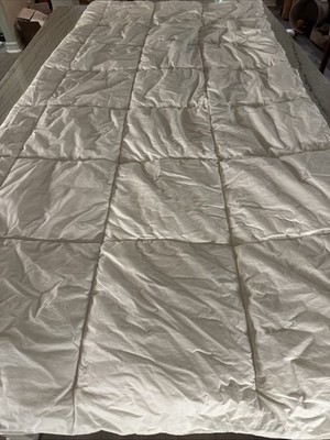 POTTERY BARN PB Teens Essential Duvet Insert Lightweight White Full/Queen 85x86''
