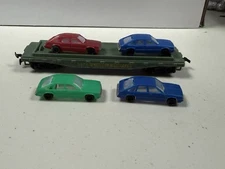 HO Gauge TYCO Western Maryland Flat Car 2475 With Cars