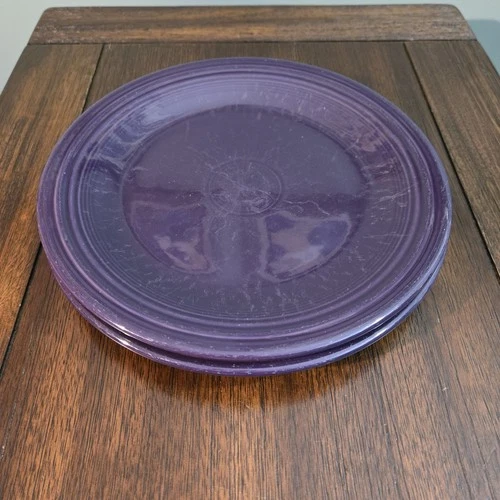 Fiestaware Dinner Plates Purple 10.5” Homer Laughlin Fiesta Dinnerware