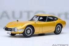AUTOart 1:18 Toyota 2000GT 1967 Gold 79549