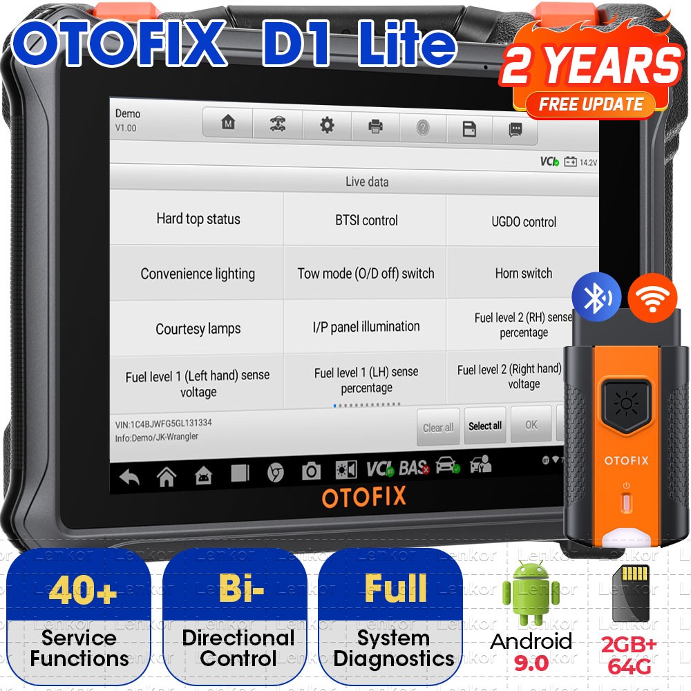 OTOFIX D1 Lite valise de diagnostic avec plus de 40 fonctions de réinitialisation