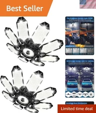 High-Efficiency Deformable Garage Light - 260W, 52000LM for Safety & Comfort