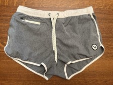 Vuori Clementine Shorts Women s Small Charcoal Gray Athletic Running Workout