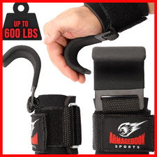 Armageddon Sports Premium Deadlift Straps Weight Lifting Grips Weight Lifting