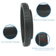 Astronomical Female Thread-M42x0.75 T2 Male Thread Telescope Adapter
