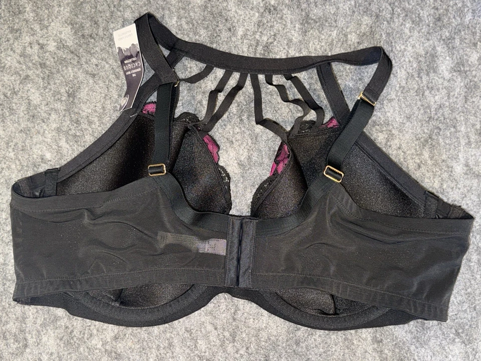 Sujetador Lane Bryant 46D Seriously Sexy Ligeramente Forrado Balconette Tirantes Foto 3 de 4