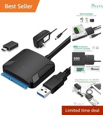 SATA to USB 3.0 Adapter for Hard Drive SSD HDD Backup and Data Transfer