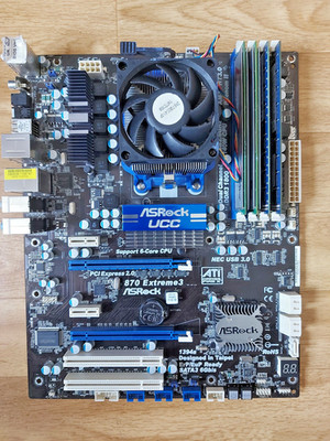 PC Bundle: ASRock 870 Extreme3 + AMD Athlon II X3 460 + 16GB RAM