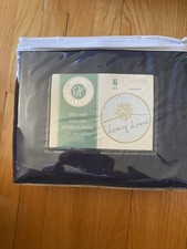 Home Collection Luxury Linens. Queen Sheet Set. Navy Blue. New, Factory Sealed