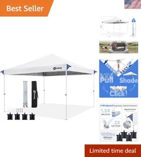 Commercial 10x10 Canopy with Weight Bags - Waterproof & UV Protection for Events