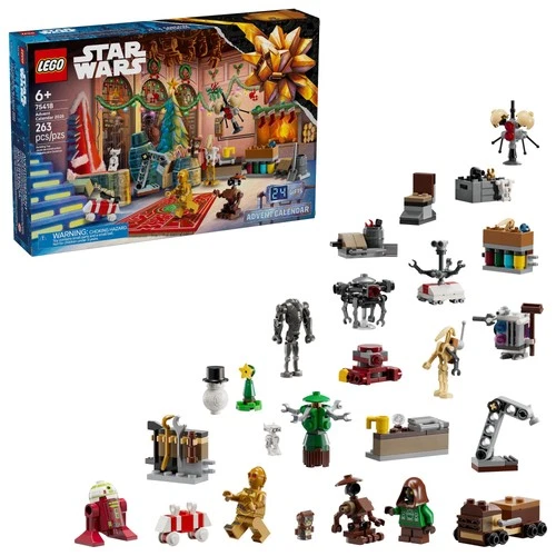 LEGO Star Wars Advent Calendar 2025 Kids Toy - Holiday Countdown Playset with...