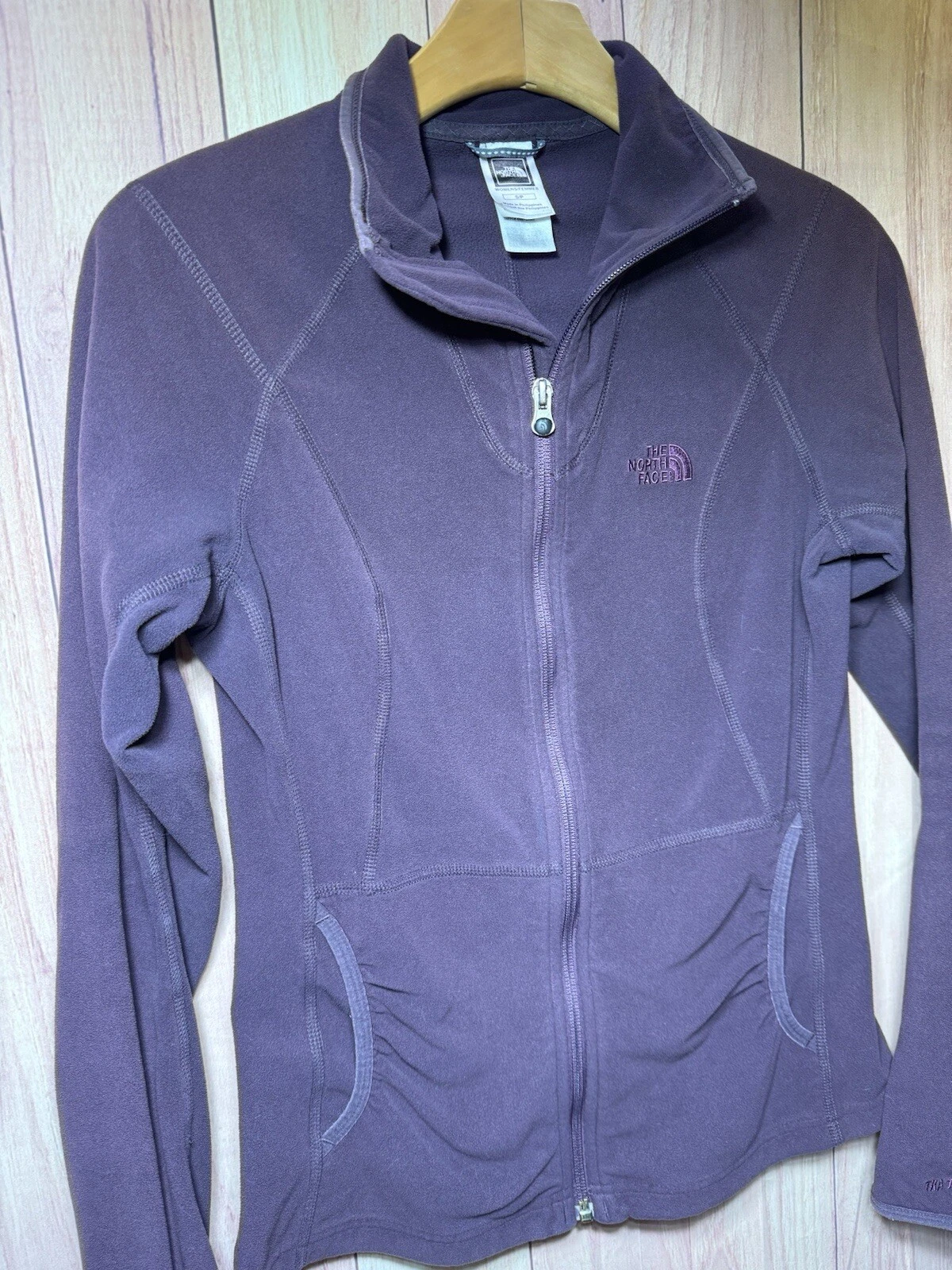 north-face fleece layer full zip tka 100 jacket