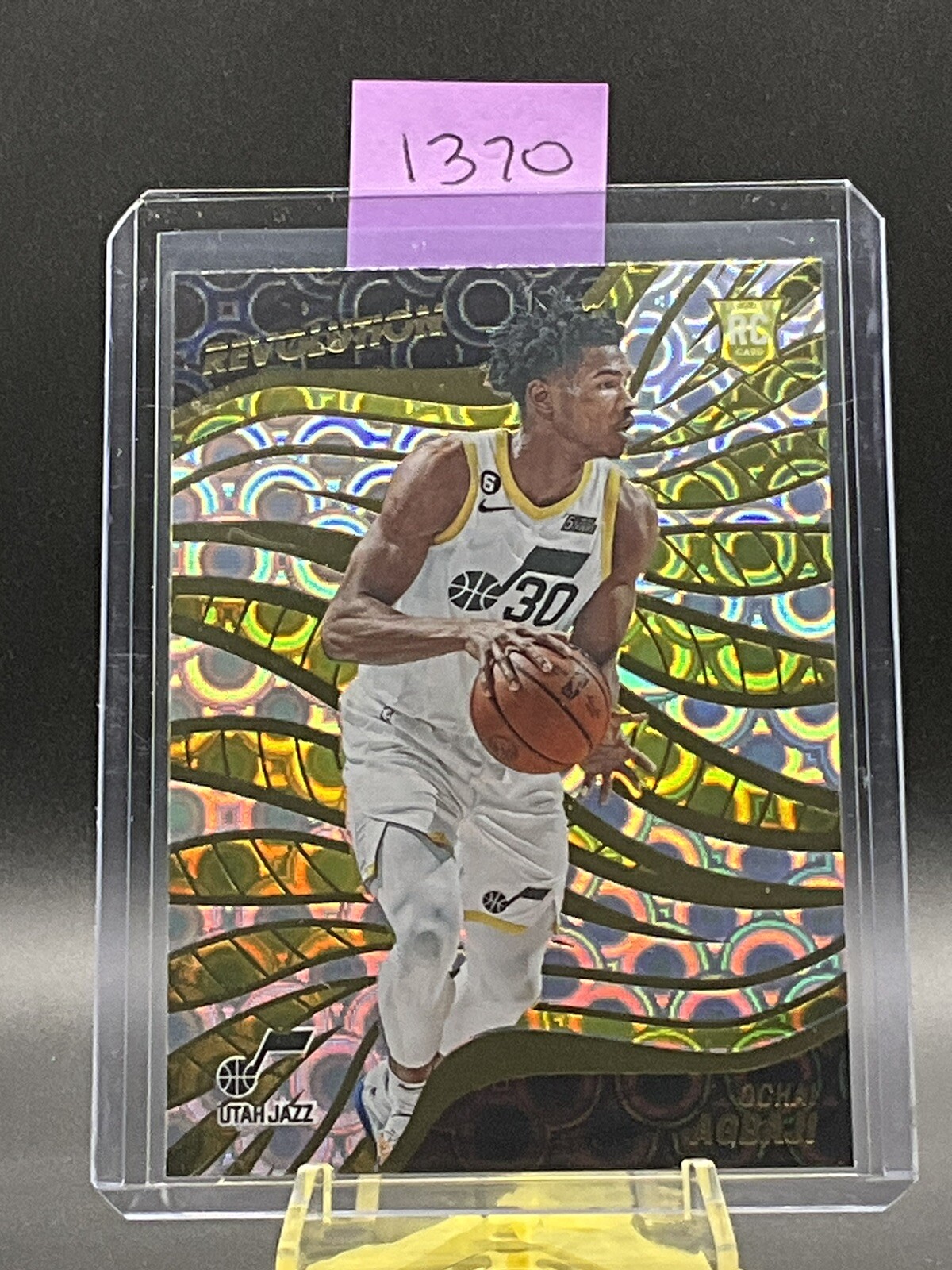 2022-23 Panini Revolution  Ochai Agbaji Groove #121 Jazz