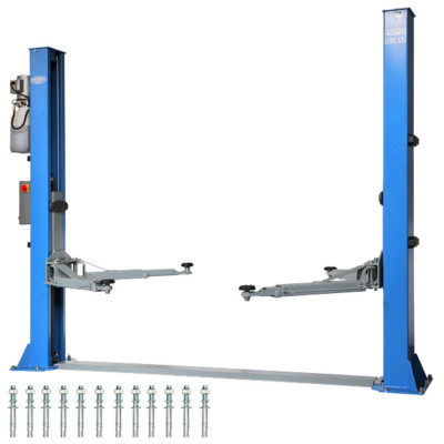 Two Post Car Lift Ramp - Twin Busch 2 Post Lift - Electronic release 4 ...