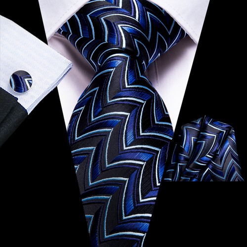 Purple Mens Tie Paisley Striped Solid Woven Necktie Hanky Cufflinks - Picture 6 of 102