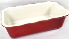 Emile Henry FRANCE Loaf Pan EH366320 Ceramic Loaf Bread Pan 63.20 ROUGE