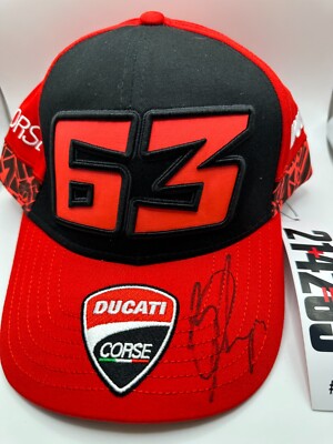 Francesco ''Pecco'' Bagnaia #63 signed 2025 Ducati Corse Dual Pecco Bagnaia 63-FB3