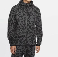 NIKE TECH FLEECE WINDRUNNER MEN'S HOODIE "CAMO BLACK" (CJ5975 010)