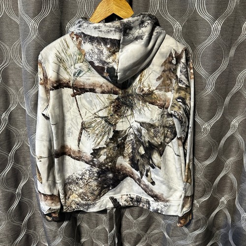 Mossy Oak Hoodie Camo Pullover Sweatshirt Hunting Outdoors S/CH (4-6) - Picture 5 of 5