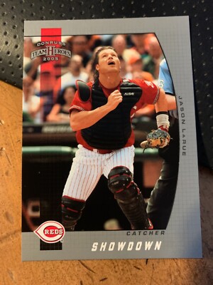 2005 Donruss Team Heroes Showdown Silver #91 Jason LaRue - #'d/50