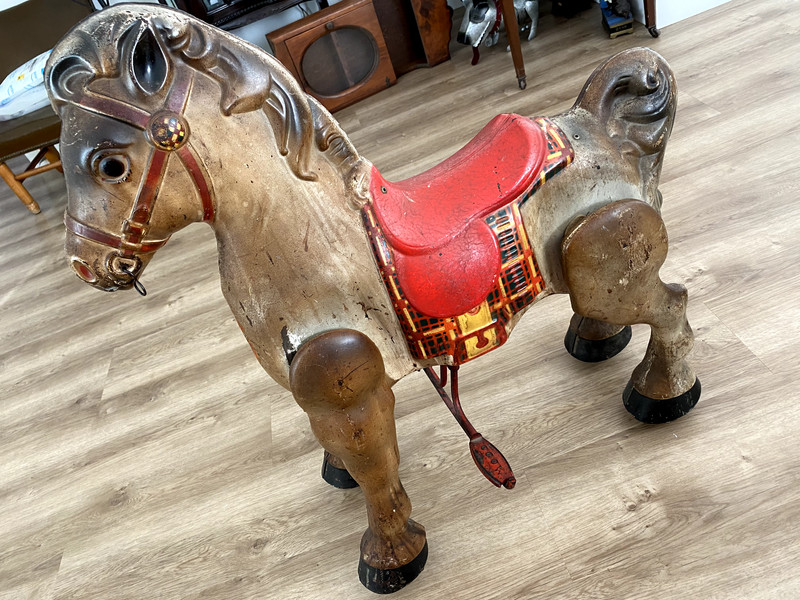 VTG Mid 1950 MOBO Pedal Mechanical Riding Horse  Sidewalk CruiserAll Origional