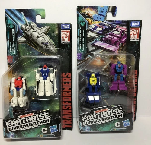 Transformers Earthrise War For Cybertron Trilogy Micromasters Fuzer Hog Force