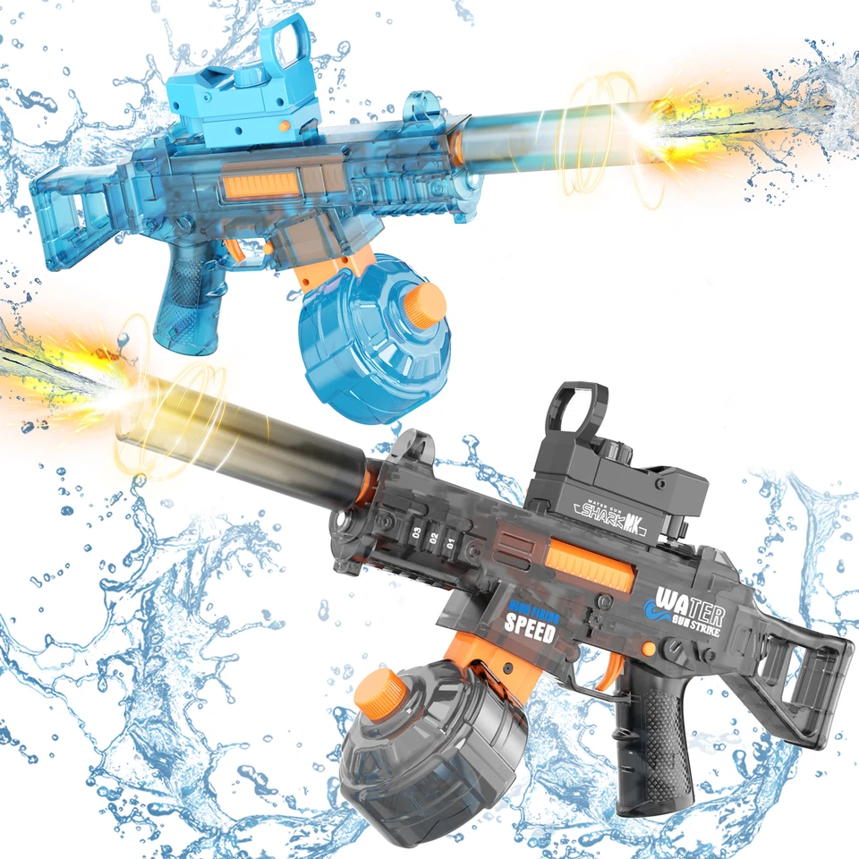 Electric Water Gun 36ft Range Squirt Gun Powerful Water Pistol for Kids Adults - Image 2 of 4