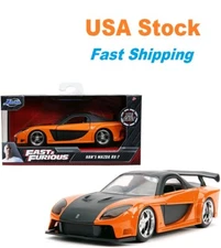 Fast And Furious Han's Mazda RX-7, JADA, Diecast Toy Car, 5", 1:32, NIB