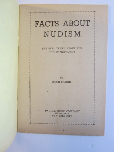Facts About Nudism #1 1935 FN+ Scarce Anti-Nudism Digest Size Book! - Picture 3 of 4