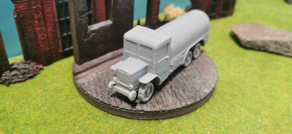 Laffly S 45 TL Camion Cisterna Francese WW2 Modello 1/87 1/72 - Immagine 3 di 3