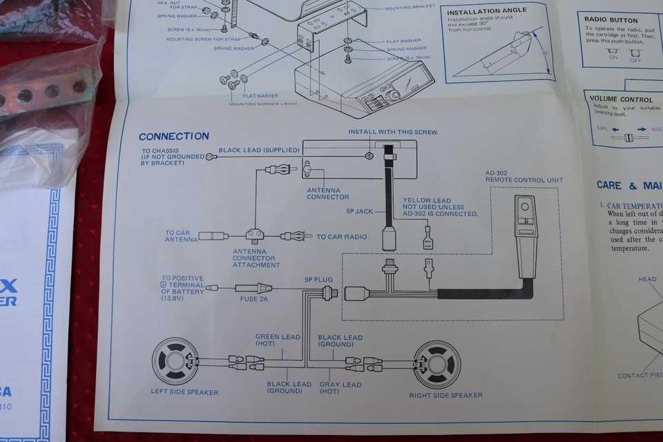 VINTAGE NOS UNDER DASH 8 TRACK PLAYER w/ FM STEREO TP-800 | eBay