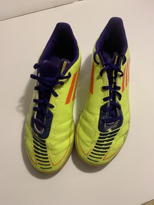adidas f50 yellow and purple