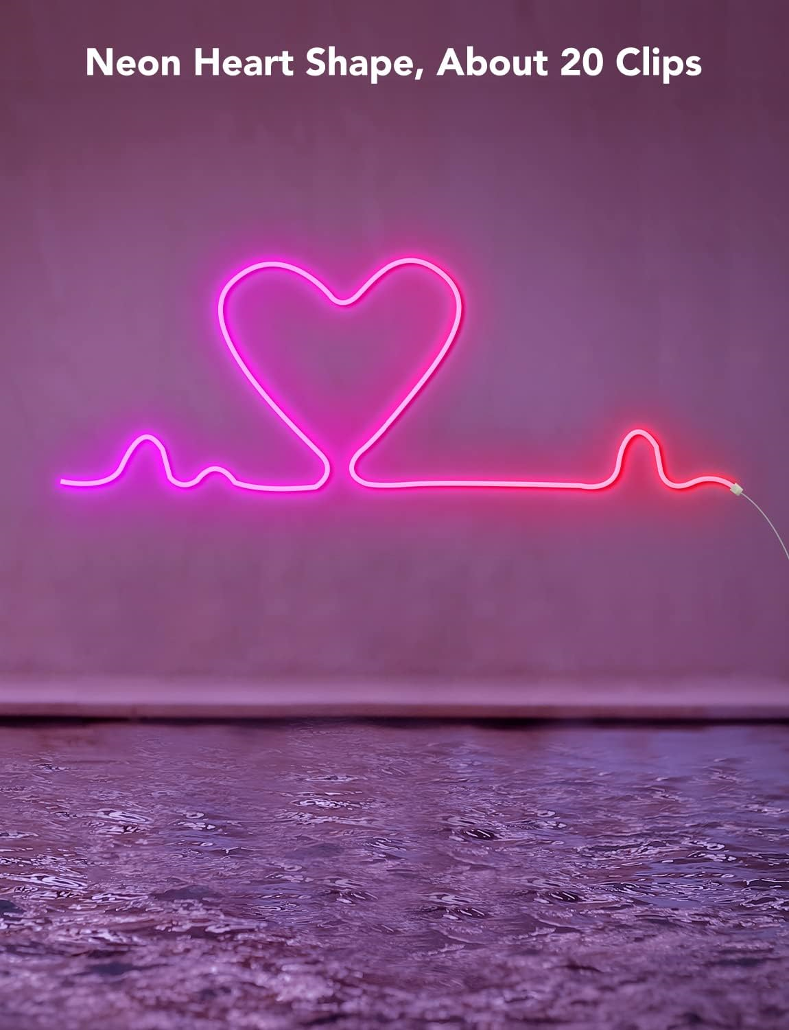 Govee RGBIC Neon LED Strip Light Mounting Brackets, RGBIC Rope Light