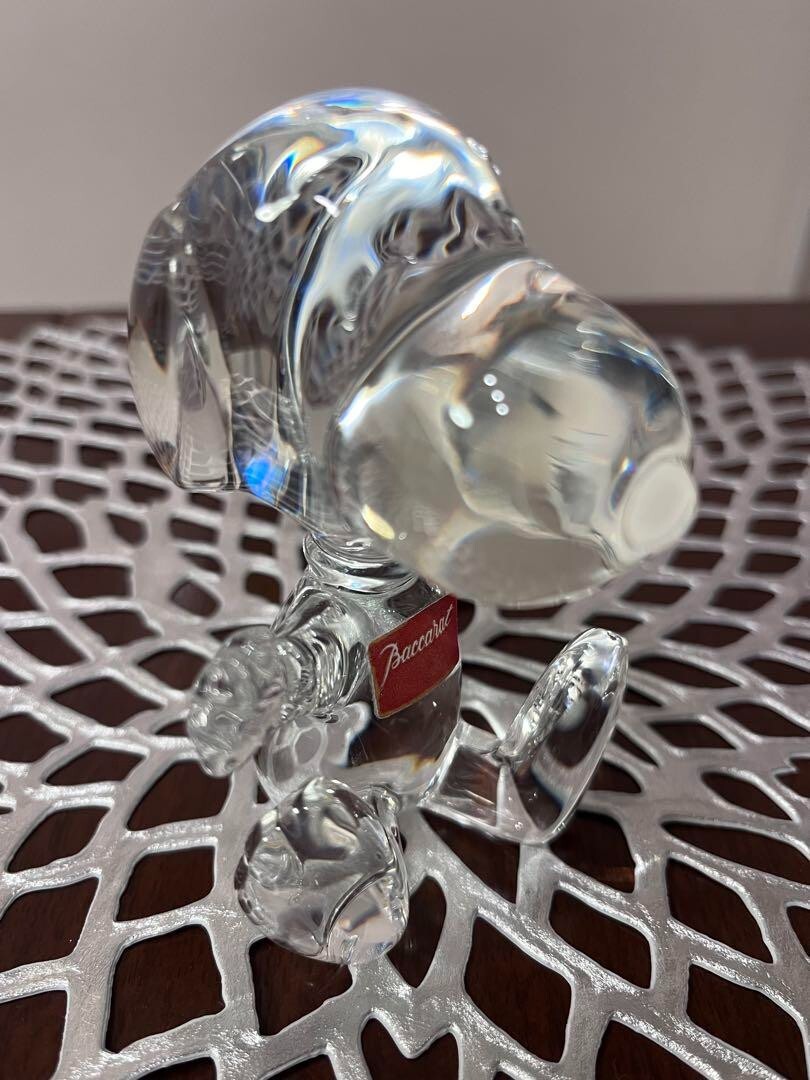 Baccarat スヌーピー クリスタルフィギュア bac2814009_1a.jpg