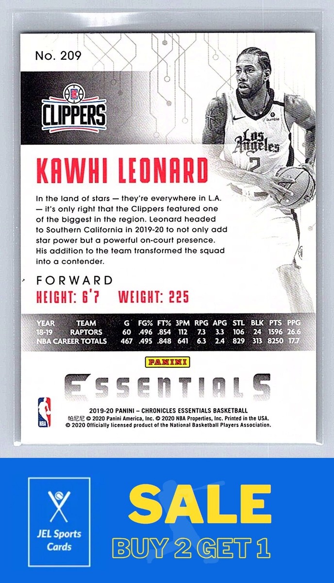 その他 PANINI CHRONICLES 2019 Panini Chronicles Essentials #209 Kawhi Leonard | eBay