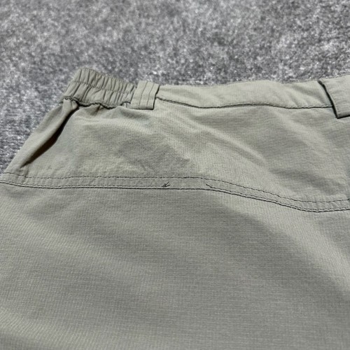 Outdoor Sport Pants Mens XXL Green Lightweight Zipper Pockets Cargo Hiking - Picture 11 of 14