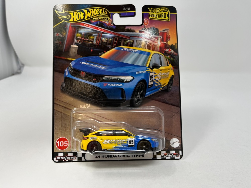 '24 Honda Civic Type-R #105 * 2024 Hot Wheels Boulevard Case W