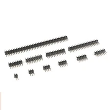 2.54mm 2x2-2x40Pin PCB Male Header Pin Straight Double Row Strip for Breadboard