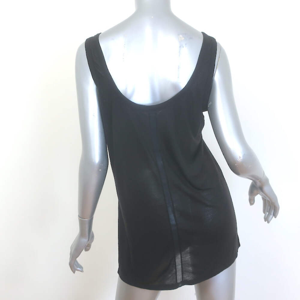 FILA Canotta The Row Thomaston scollo a scoop maglia nera taglia media