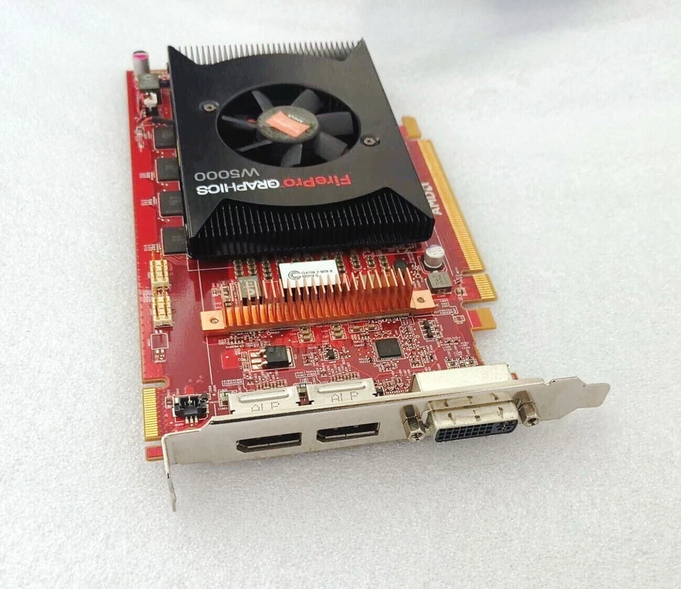 AMD Firepro W5000 2GB GDDR5 Dual DisplayPort DVI Professional Graphics Card - Image 2 of 4