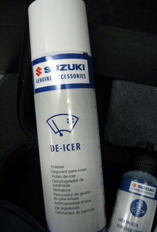 SUZUKI GENUINE Winter Car Care Kit/Set5 PieceIn Reusable PackBlack