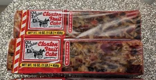 Claxton Fruit Cake  2 individual wrapped 16oz each Holiday  Regular Recipe