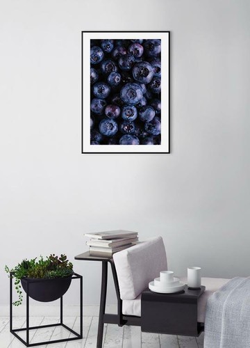 Heidelbeerdruck Wandposter Obst Kücheneinrichtung Hochwertiger Druck - Bild 2 von 17