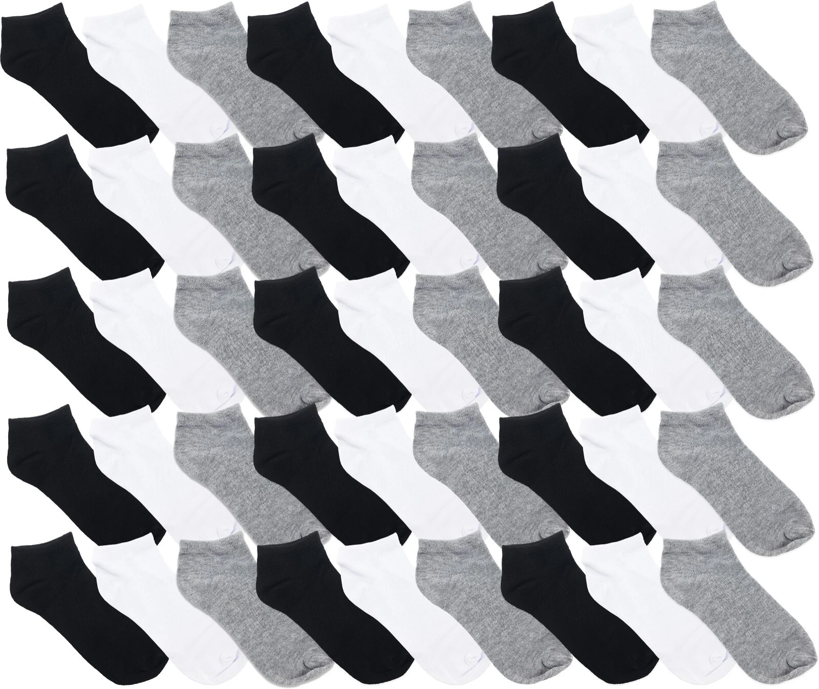 48 Pairs Thin Low Cut Ankle Socks for Men Comfortable Lightweight Bulk Pack
Opens in a new window or