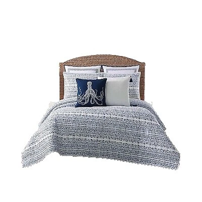 Королевские белые лоскутные одеяла, покрывала и покрывала с морской тематикой